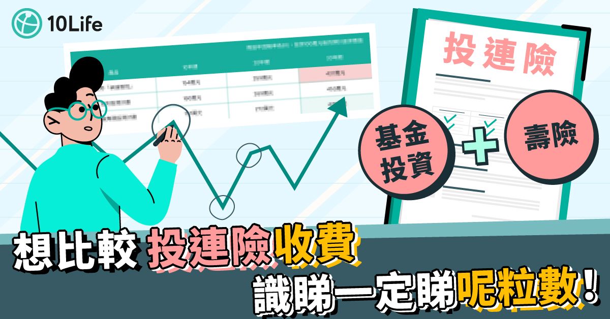 【投資相連保險比較比較】友邦、宏利、保誠產品 同一處境下 收費相差高達6成